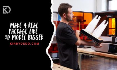 make a real package like 3d model bigger