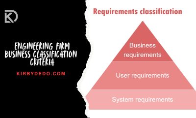 engineering firm business classification criteria