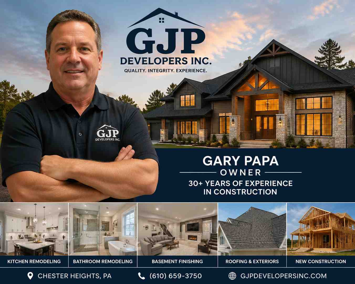 gary papa gjp developers inc